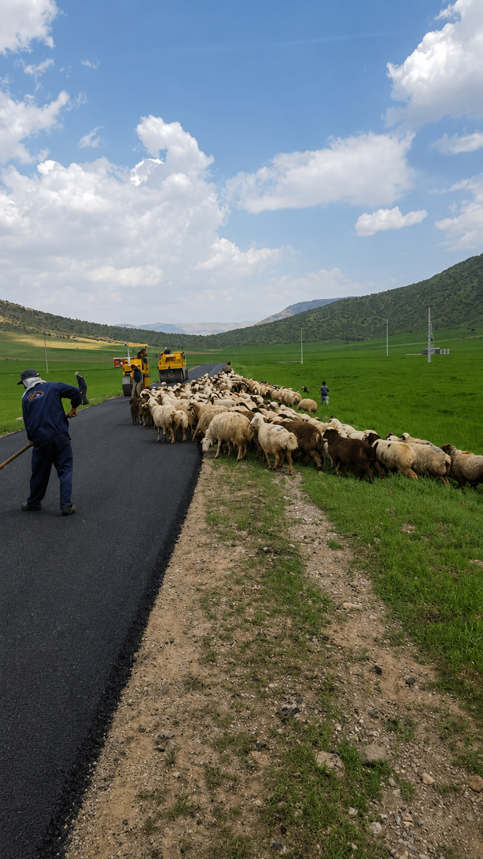 جاده دسترسی به تونل خروجی پسوه